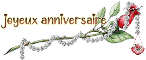 GIF animés joyeux anniversaire rose bijoux